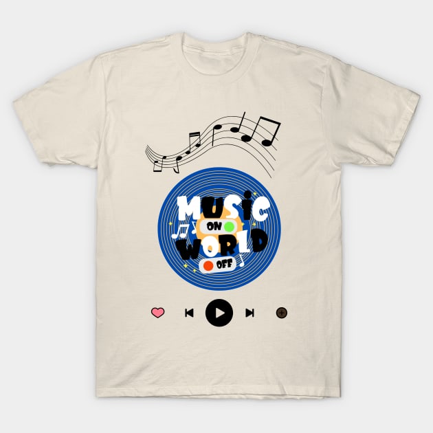 Music graphic design T-Shirt by SUNWANG